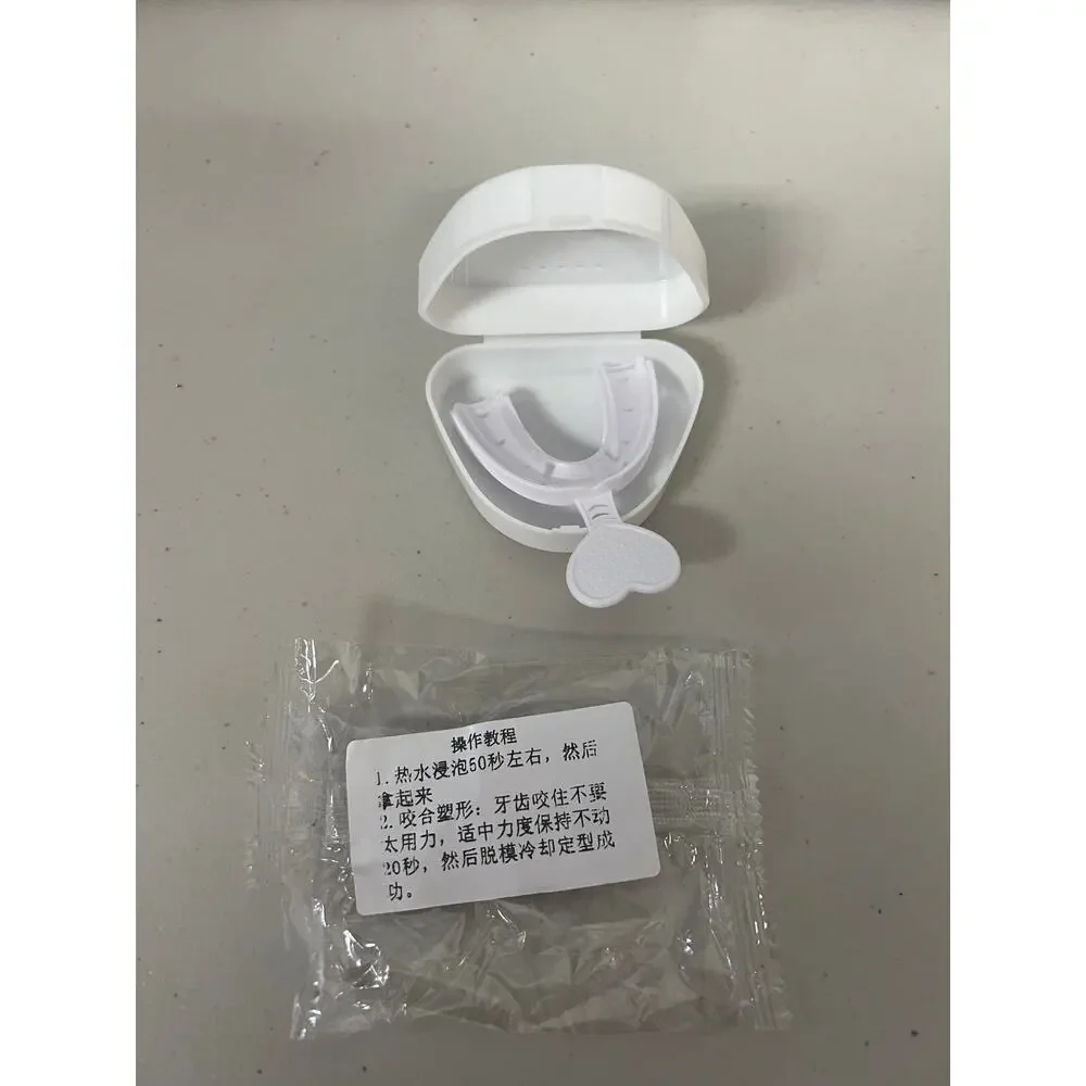 Thermoplastic Moldable Mouth Guard for Night Teeth Grinding with Storage Case
